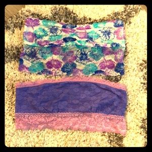 Pack of two VS PINK Bralettes